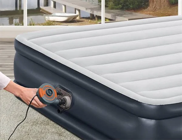 Bestway 18 inch Tritech Air Mattress Queen with Built in Pump