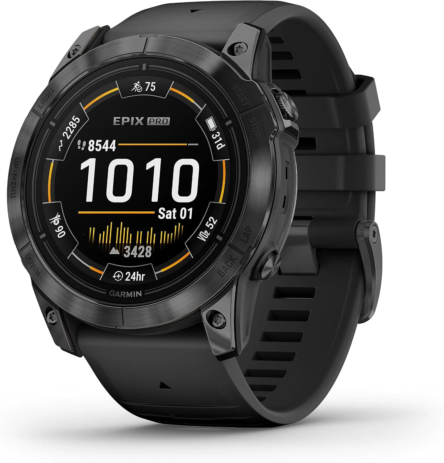 Garmin EPIX PRO 51mm [renewed], TOPO-Karten, 60 Sport-Apps, Garmin Music [Generalüberholt]
