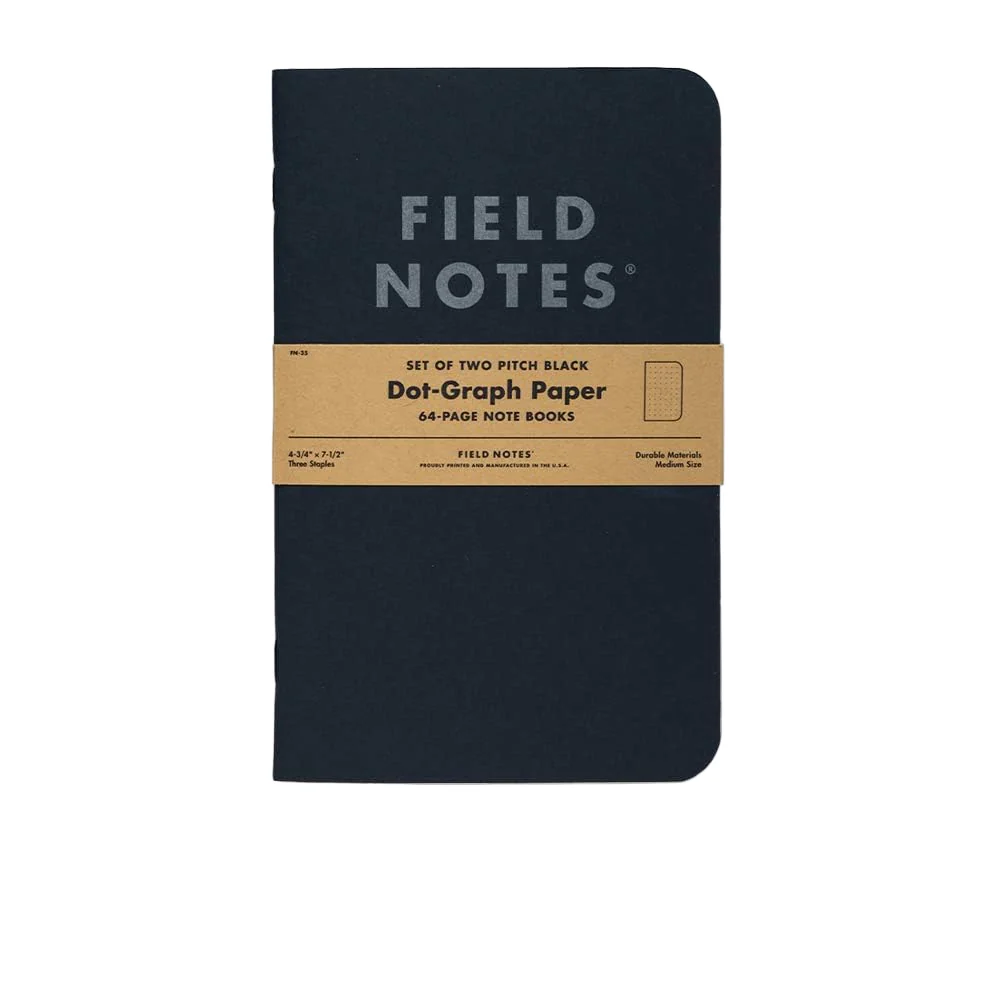 Field Notes - Pitch Black Note Book