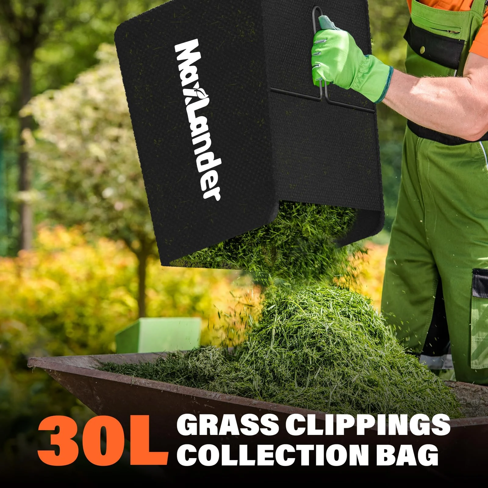 MAXLANDER Electric Dethatcher and Scarifier, 13�� 12Amp 2-in-1 Lawn Dethatcher with 4-Position Depth Adjustment, 30L Removable Collection Bag, Airboost Technology Increases Lawn Health