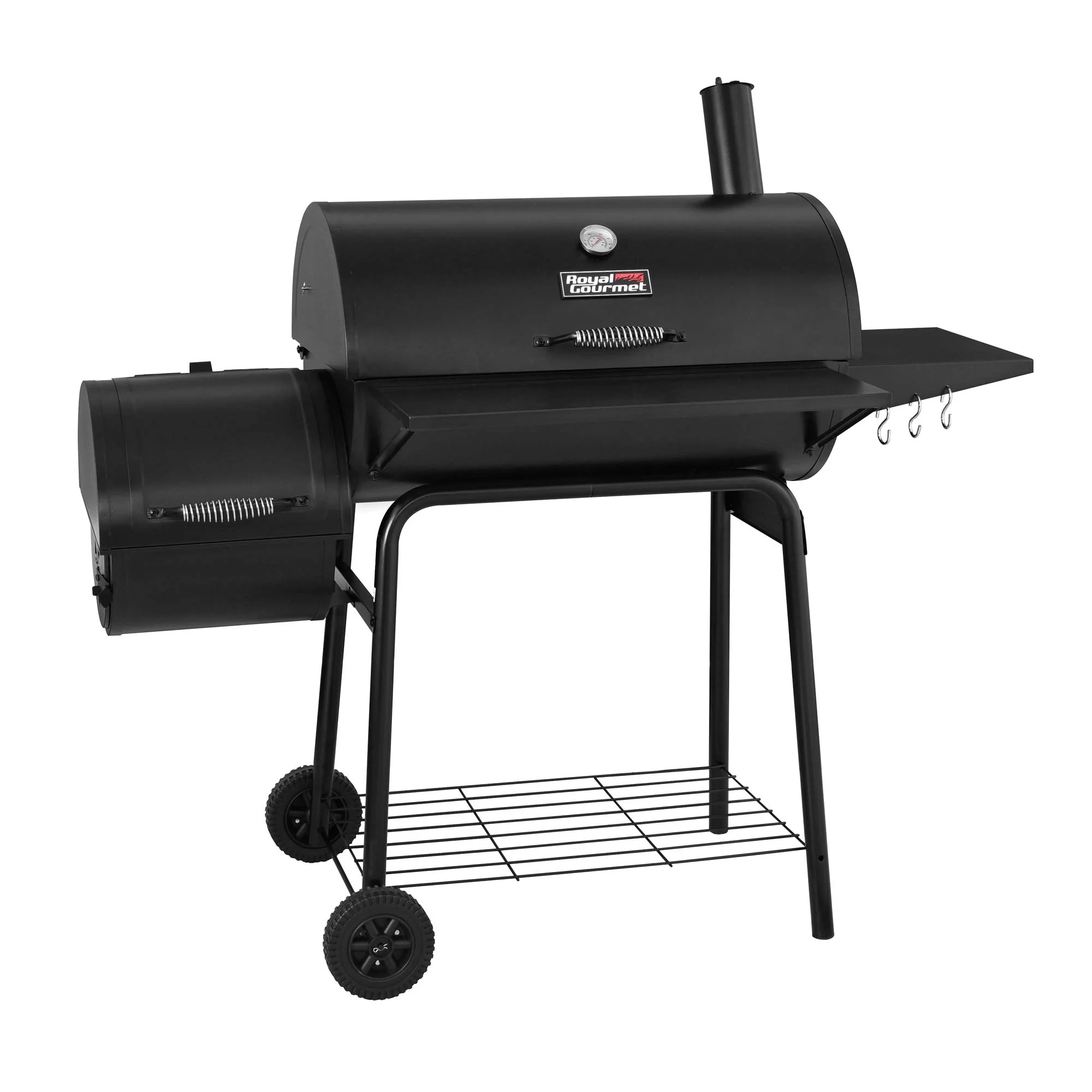 Royal Gourmet 30" BBQ Charcoal Grill and Offset Smoker
