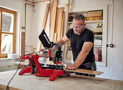 Einhell TC SM 2534/1 Dual Troncatrice radiale (230 240 V, 2350 W, giri al min. 4000, lama Ø250 x ø30   48 denti, inclinabile DESTRA E SINISTRA 0 45°, taglio max 340 x 75 mm) : Amazon.it: Giardino e giardinaggio