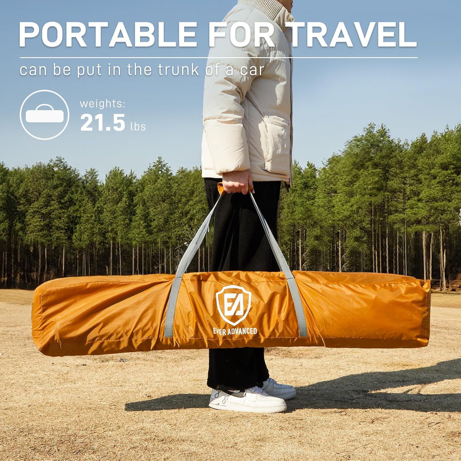 Pop up Screen House Tent for Camping 11.5 x 9.8 ft, Instant Screened Gazebo Canopy with Netting, Portable Shelter Enclosure