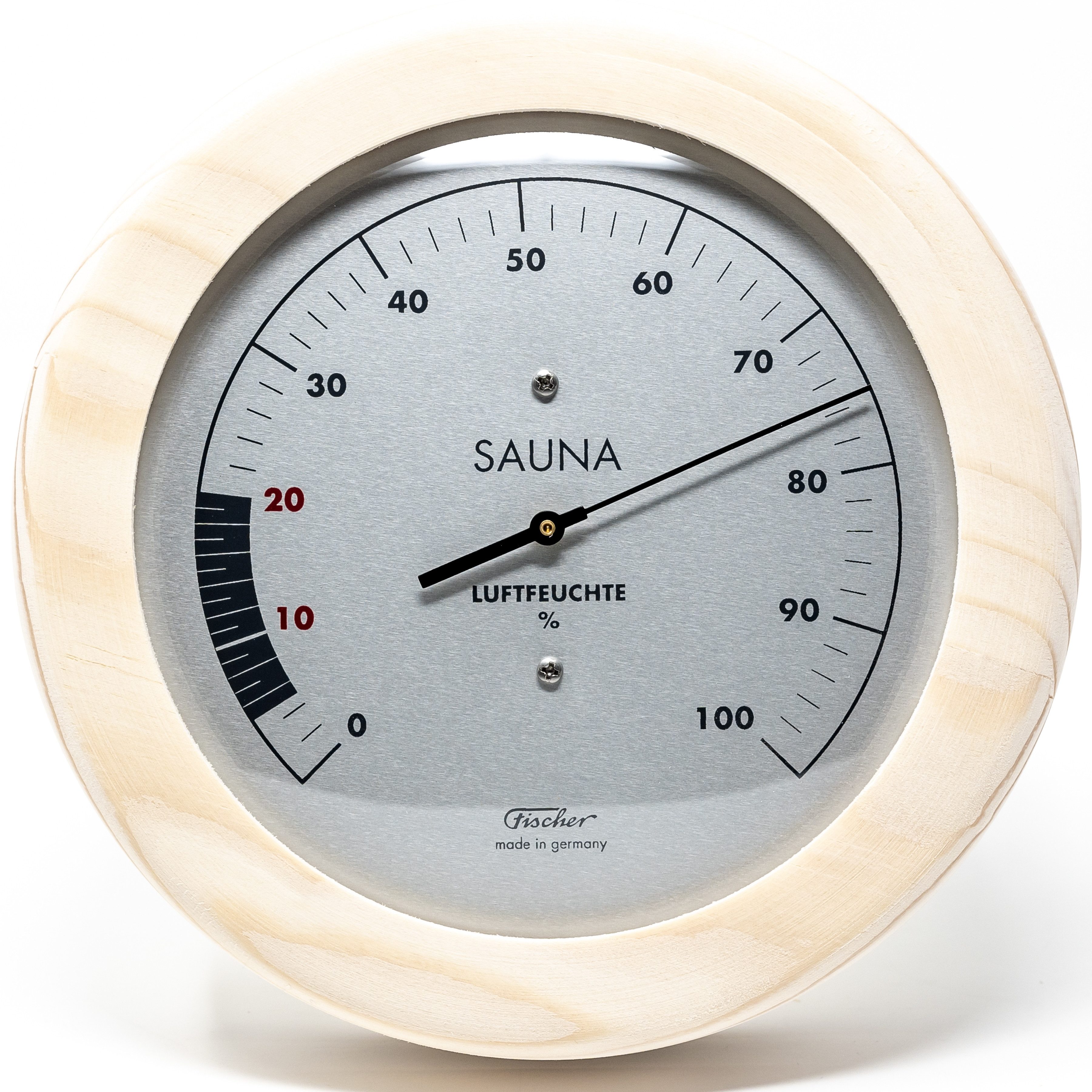 Hygrometer Fischer 196H-03 Sauna-Hygrometer Made in Germany