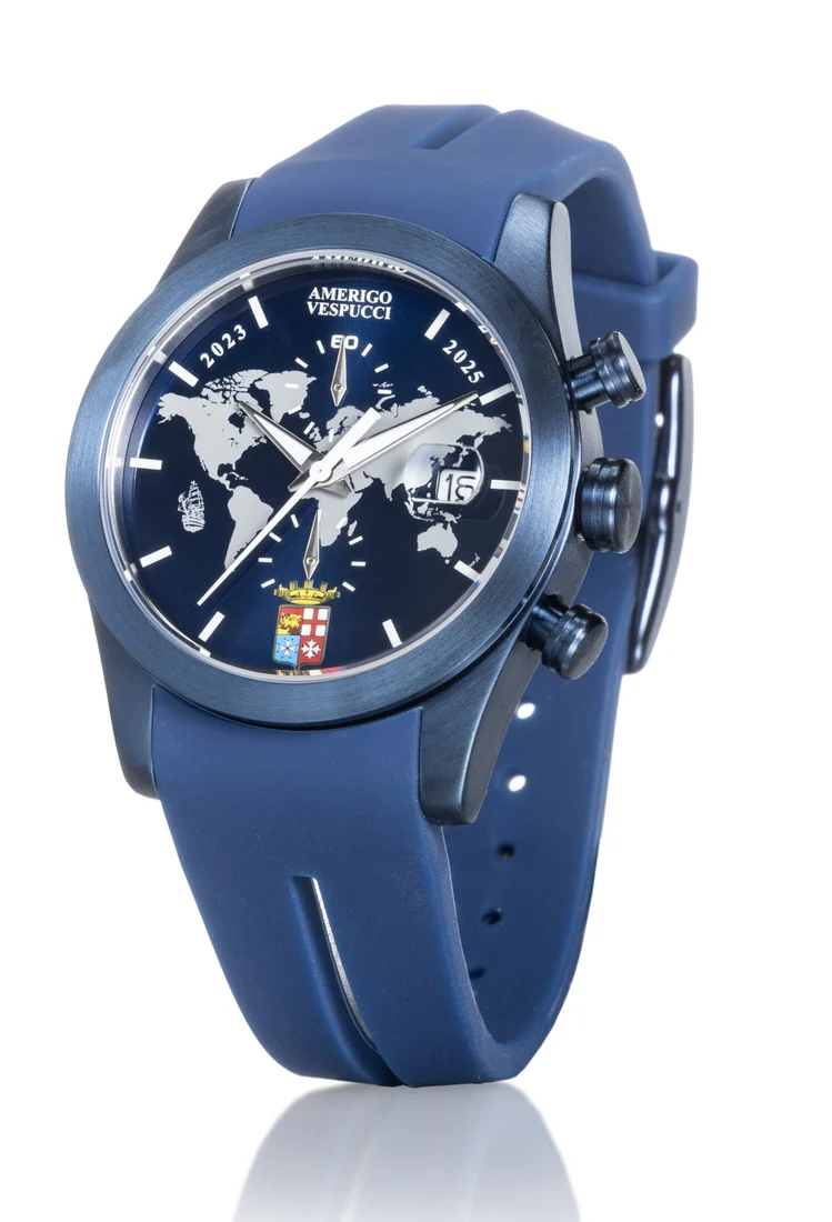 Locman Island Amerigo Vespucci Crono pvd blu silicone 0618B02S-BLAMVESB