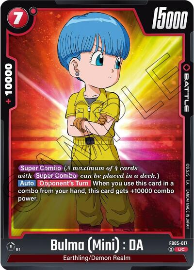 Bulma (Mini) : DA - FB05-017