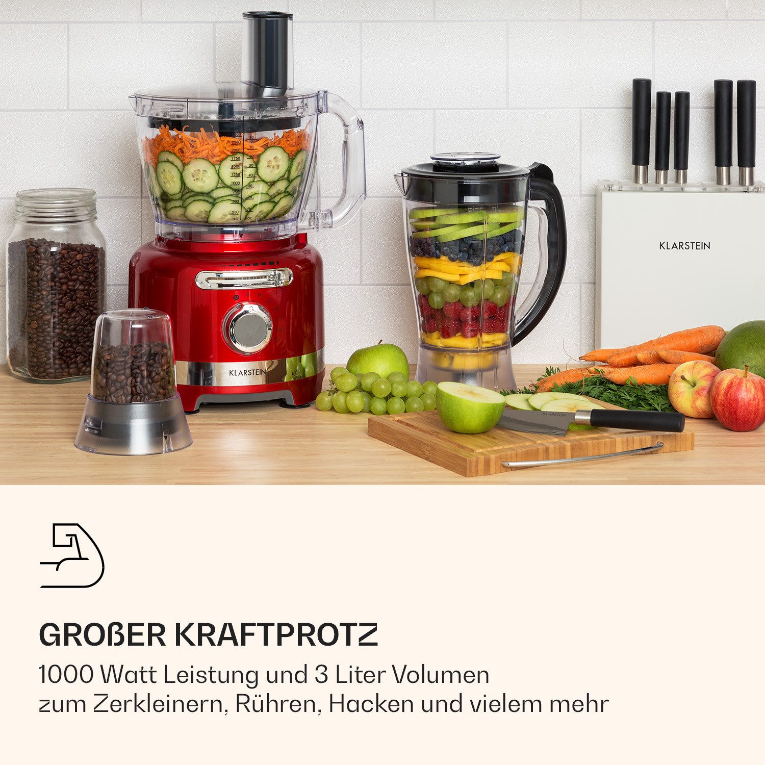 Küchenmaschine mit Kochfunktion