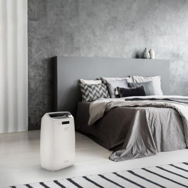 De’Longhi Tasciugo AriaDry Multi - Deumidificatore Casa Portatile, Sistema di Filtrazione a 3 Azioni, Assorbi Umidità 16L/Giorno, Asciugabiancheria, Antimuffa, Bassa Rumorosità, Bianco (DEXD214RF)