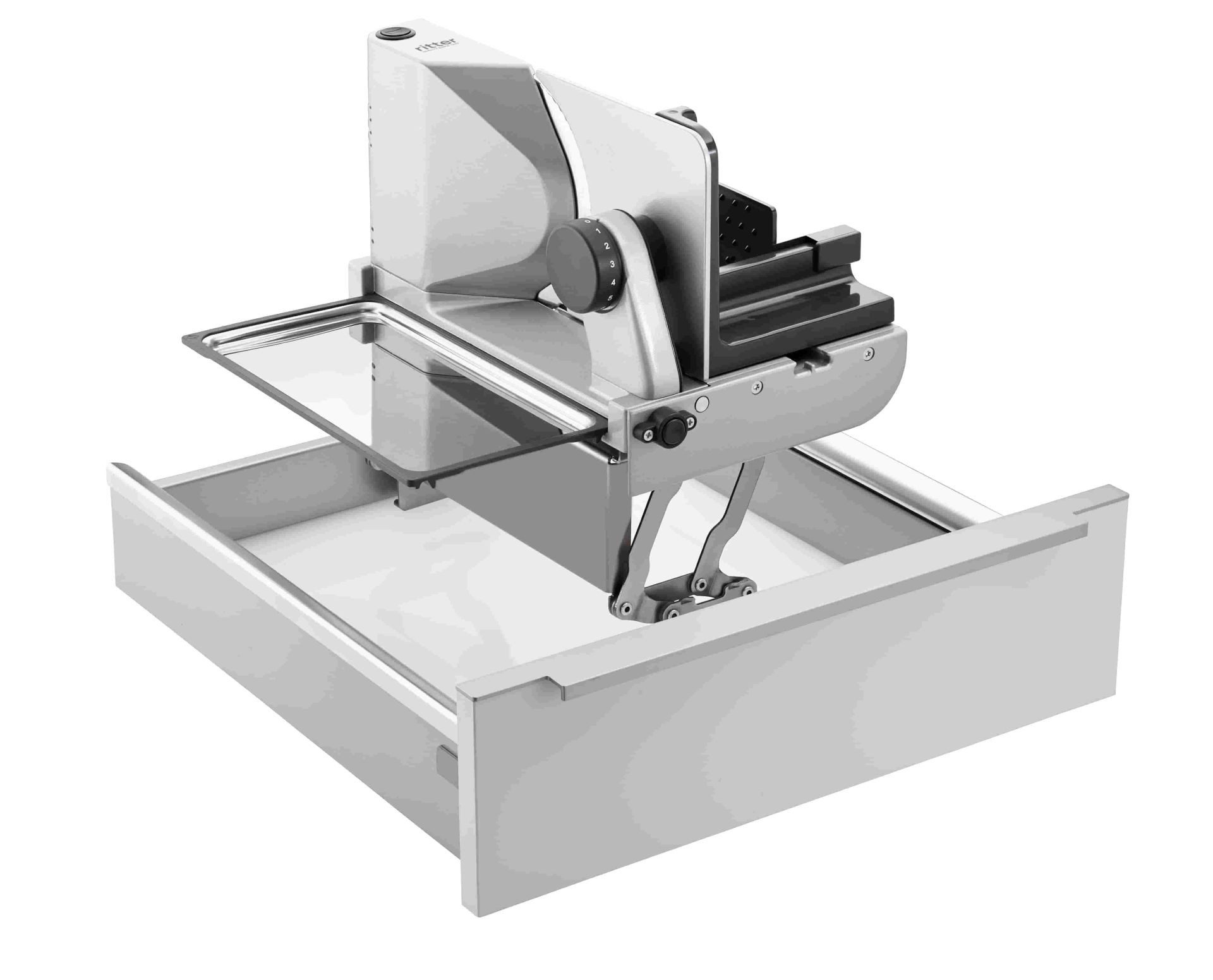 Allesschneider Einbau-Allesschneider AES 72 SR-H sibermetallic/rechts 546005