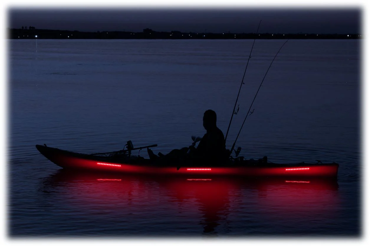 Pimp My Kayak - LED Lighting DIY Kit - 30,000 Lumens - Includes Red & Green Navigation Lights