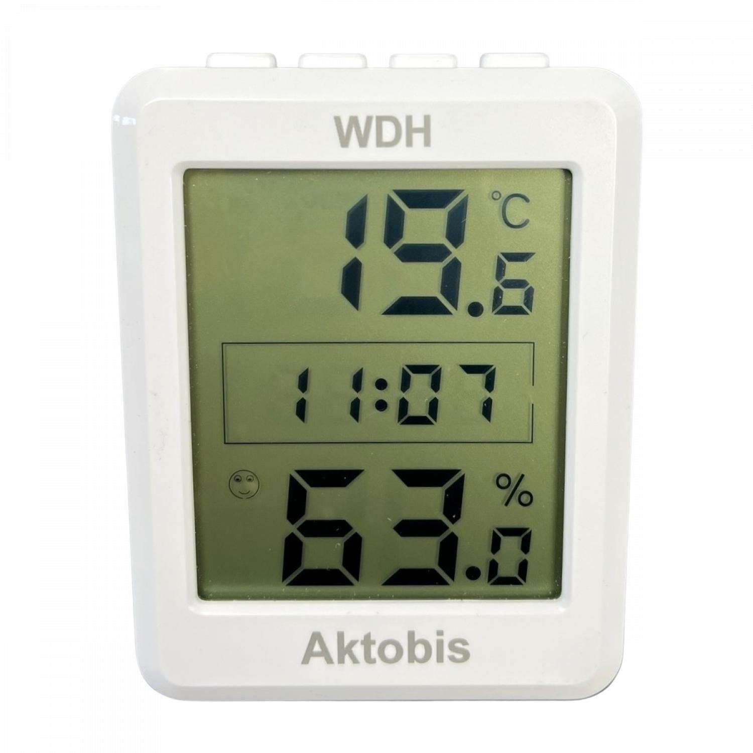 Hygrometer Thermo mit Uhr WDH-TH205