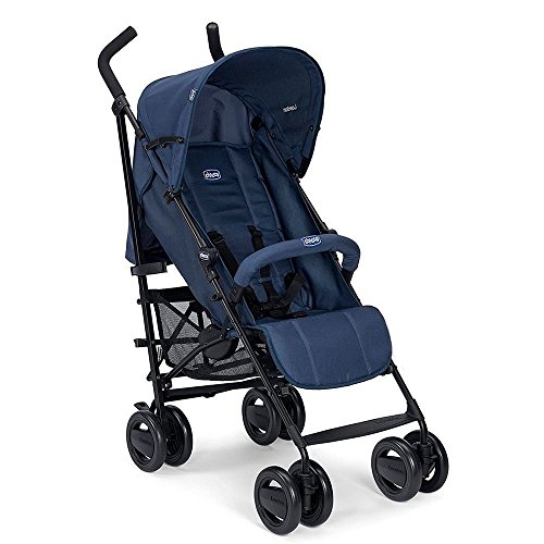 Chicco London Up Passeggino Leggero Pieghevole da 0 Mesi a 15 kg (portata max 18 kg), Passeggino Reclinabile e Compatto con Manicotto Paracolpi, Posizione Nanna, Chiusura a Ombrello, Blu : Prima infanzia