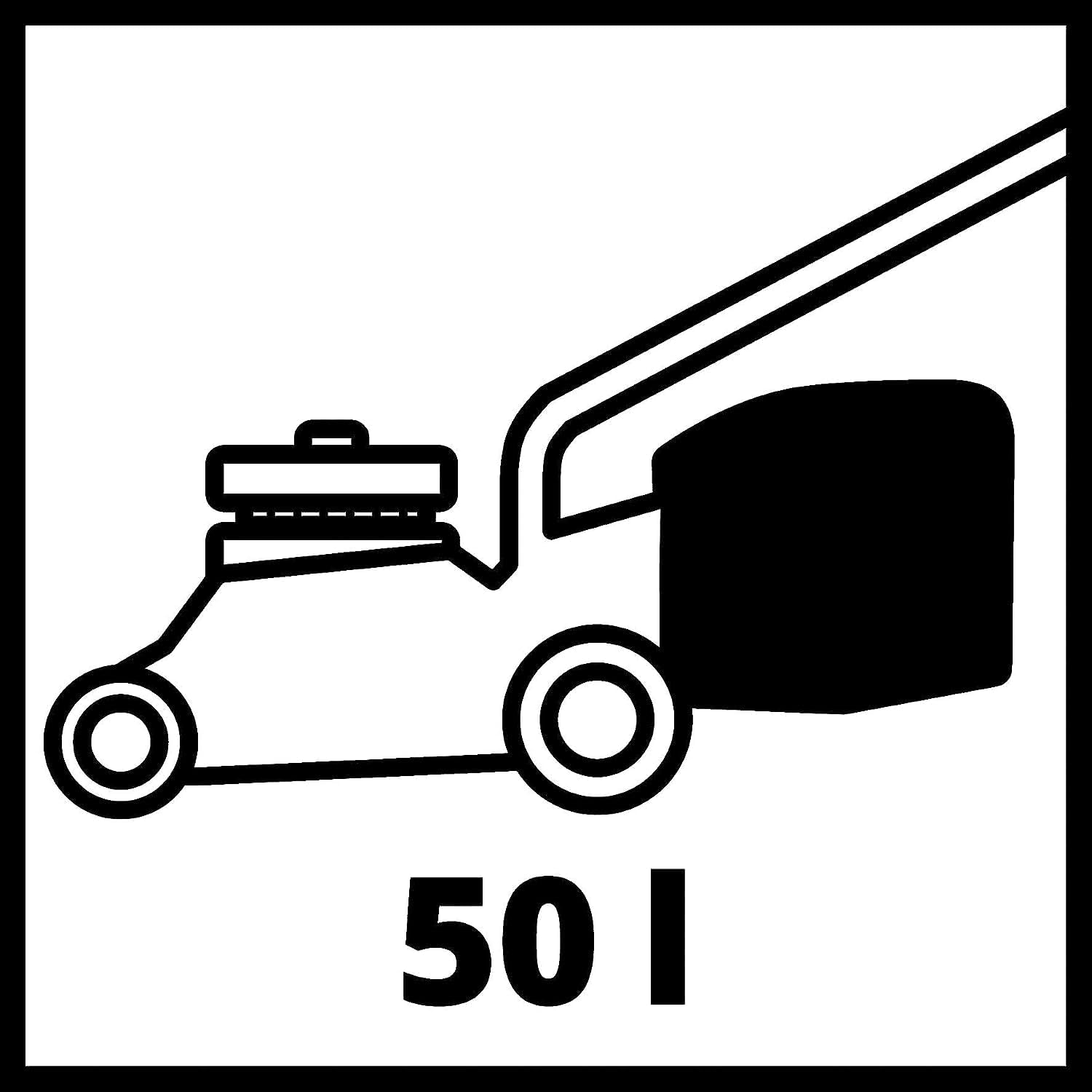 Einhell Akku-Rasenmher GE-CM 36/37 Li-Solo Power X-Change (36 V, 37 cm Schnittbreite, bis 400 m, 45L Grasfangkorb, 25-75 mm Schnitthhe, ohne Akku)