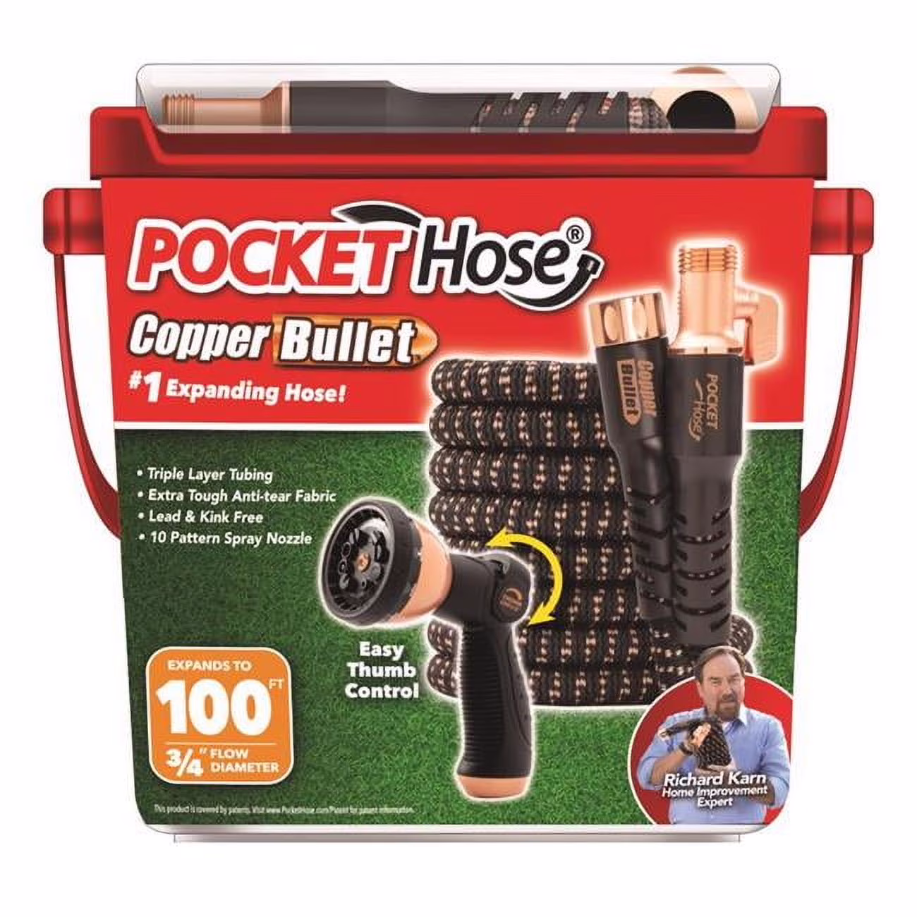 Copper Bullet by Pocket Hose, 3/4