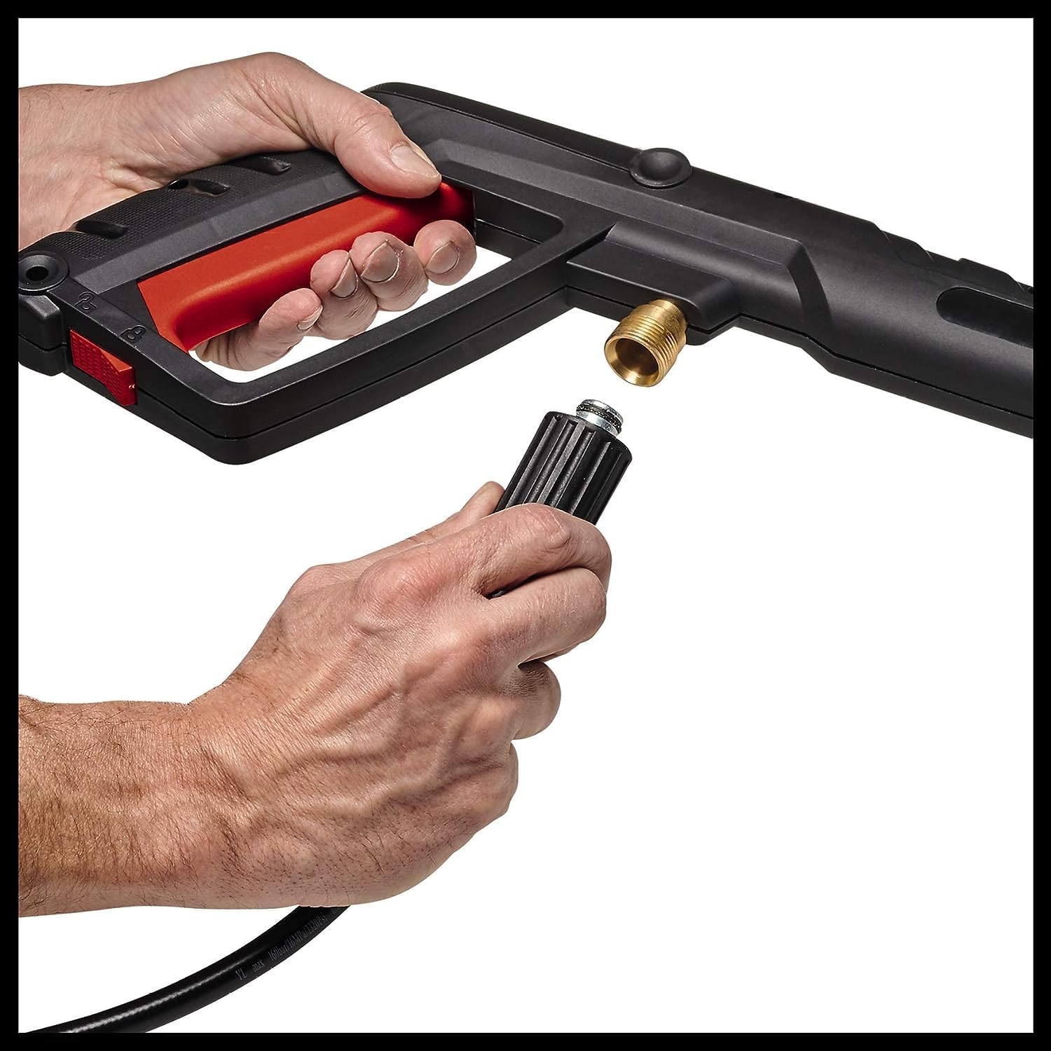Einhell Hochdruckreiniger TE-HP 140 (1.900 Watt, max. 140 bar, modulares Quick-Couple-System, inkl. Hochdruckschlauch, Pistole, Lanze, div. Düsen, Bürste, Sprühmittelbehälter)