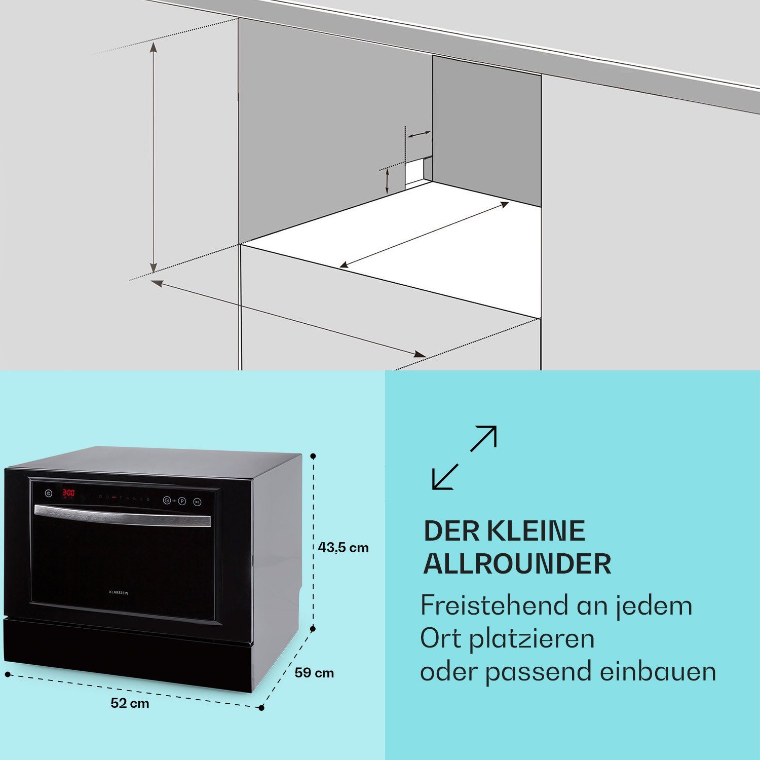 Standgeschirrspüler DSM-Havasia-Luminanc 10041827