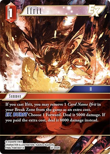 Ifrit EX (27-002H) (Journey of Discovery)