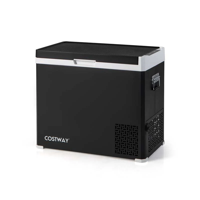 53Qt Portable Car Fridge Freezer For Camping Travel Dual Zone Electric Cooler W 468 Adjustable Range 1224V Dc Amp 110 240V Ac