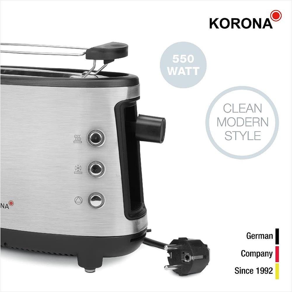 Toaster Single-Toaster 21304 Ein-Scheiben-Toaster 550 Watt