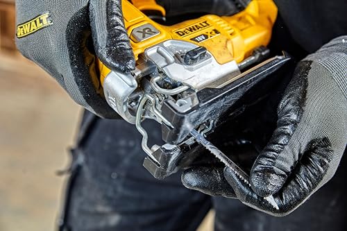 DEWALT DCS334N XJ Seghetto alternativo Brushless con impugnatura a staffa XR 18V senza batterie ne caricabatteria : Fai da te