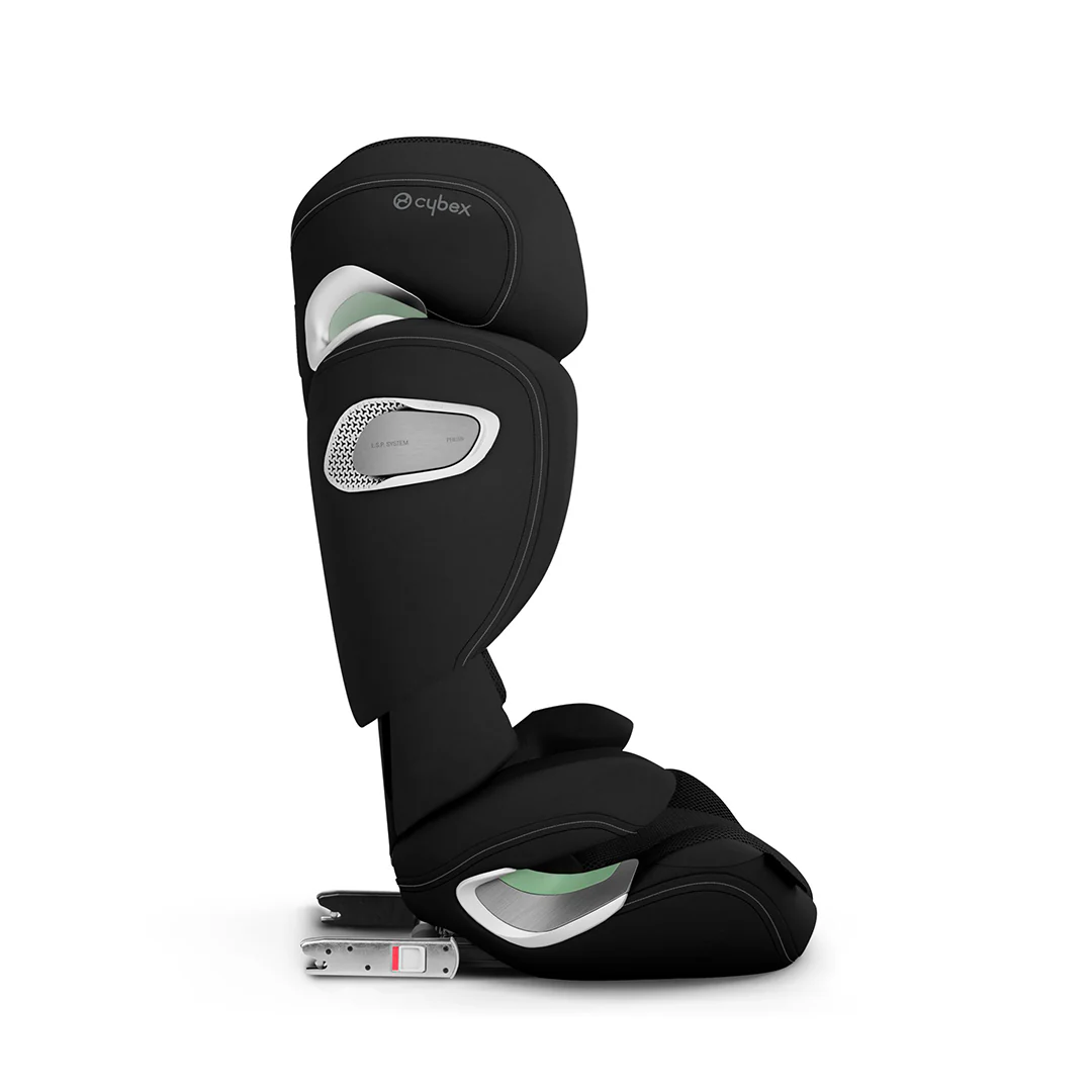 Seggiolino auto CYBEX Solution T i-Fix Plus – Gruppo 2/3, Sepia Nero, con ISOFIX e poggiatesta regolabile in altezza