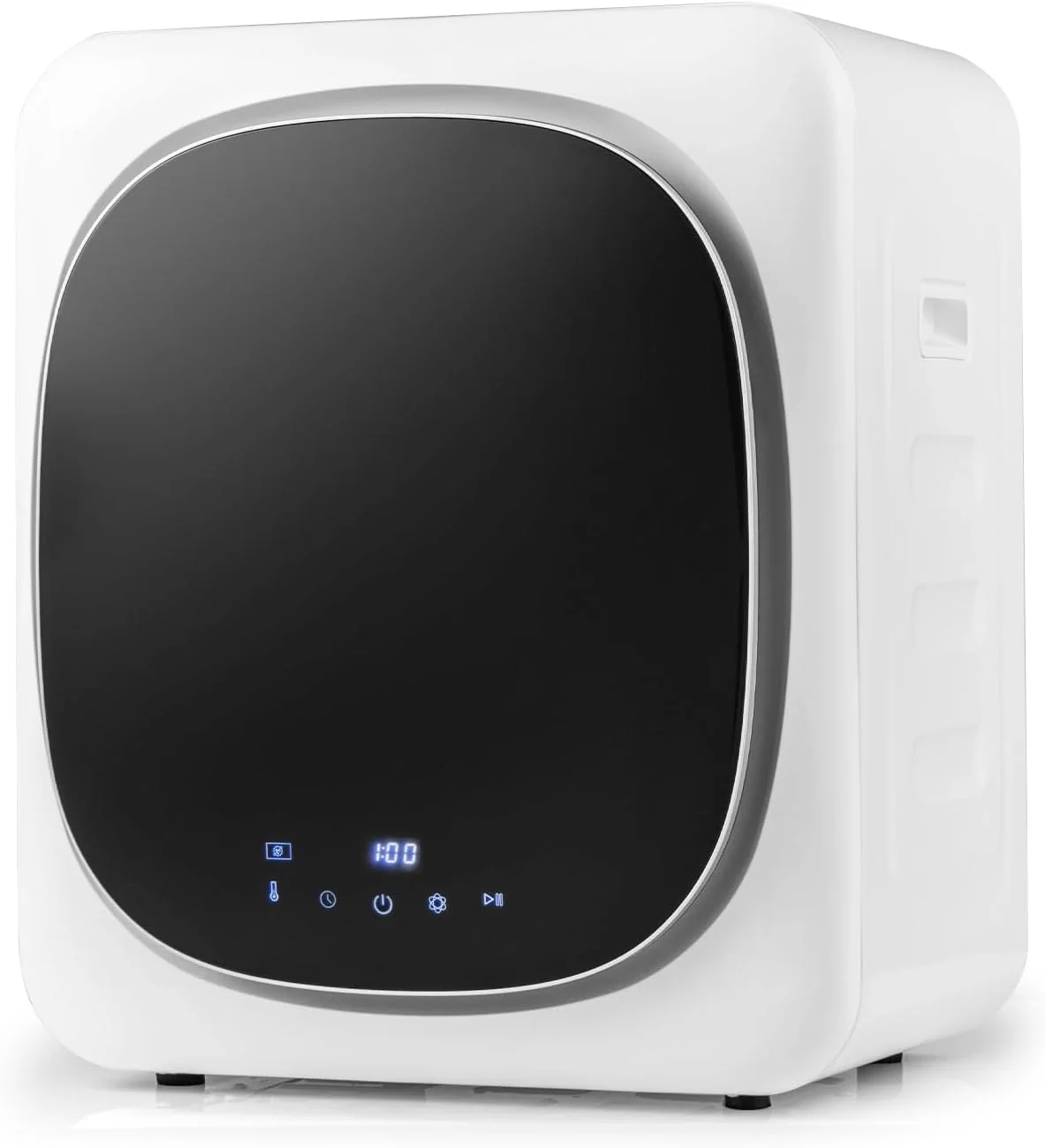 COSTWAY Mini Wäschetrockner 5KG, 800W, Ablufttrockner mit Desinfektion & Desodorierung & Überhitzungsschutz, bis zu 69℃, LED Touch-Screen