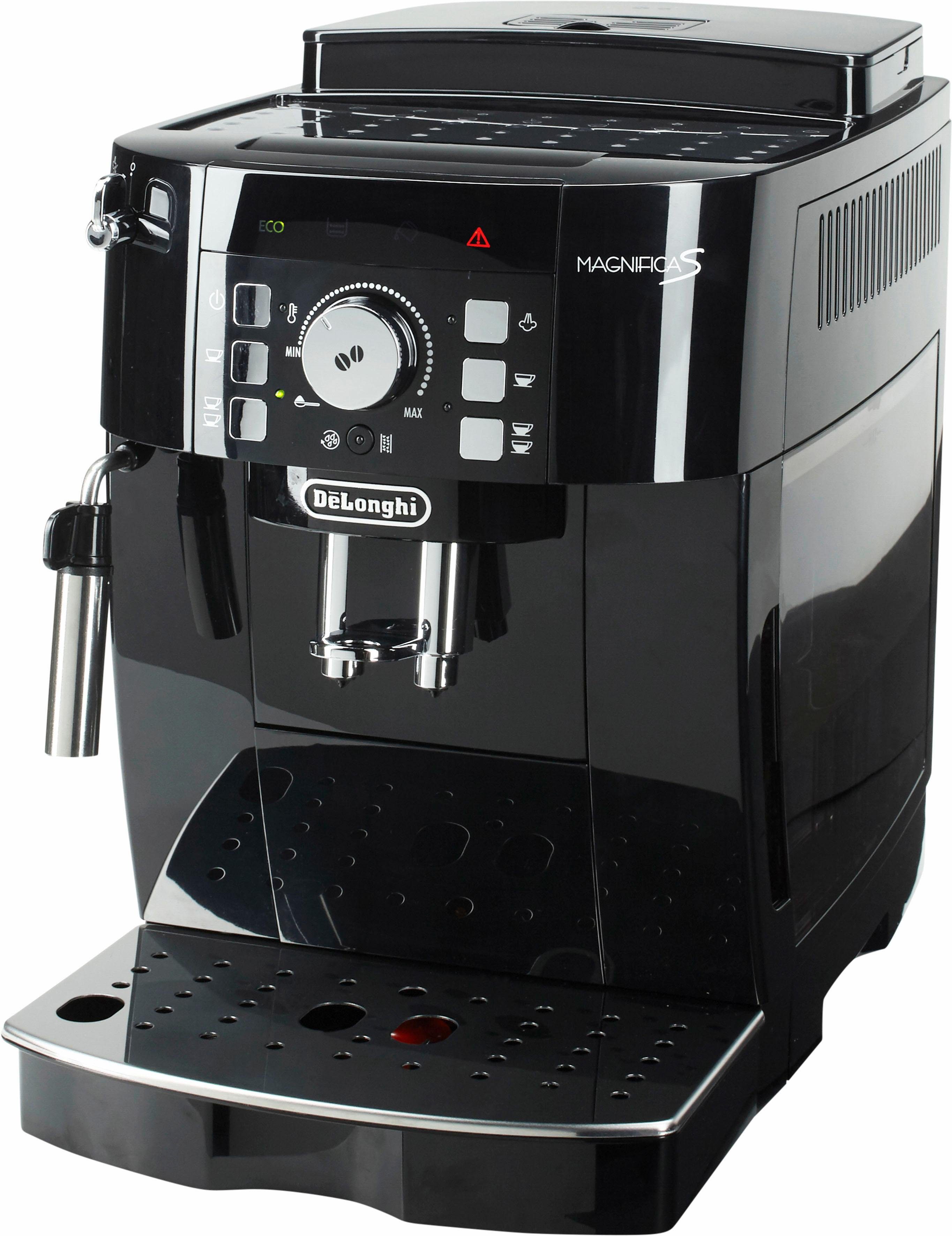 Kaffeevollautomat Magnifica S ECAM21.118.B - mit Barista-Milchaufschäumer, Schwarz