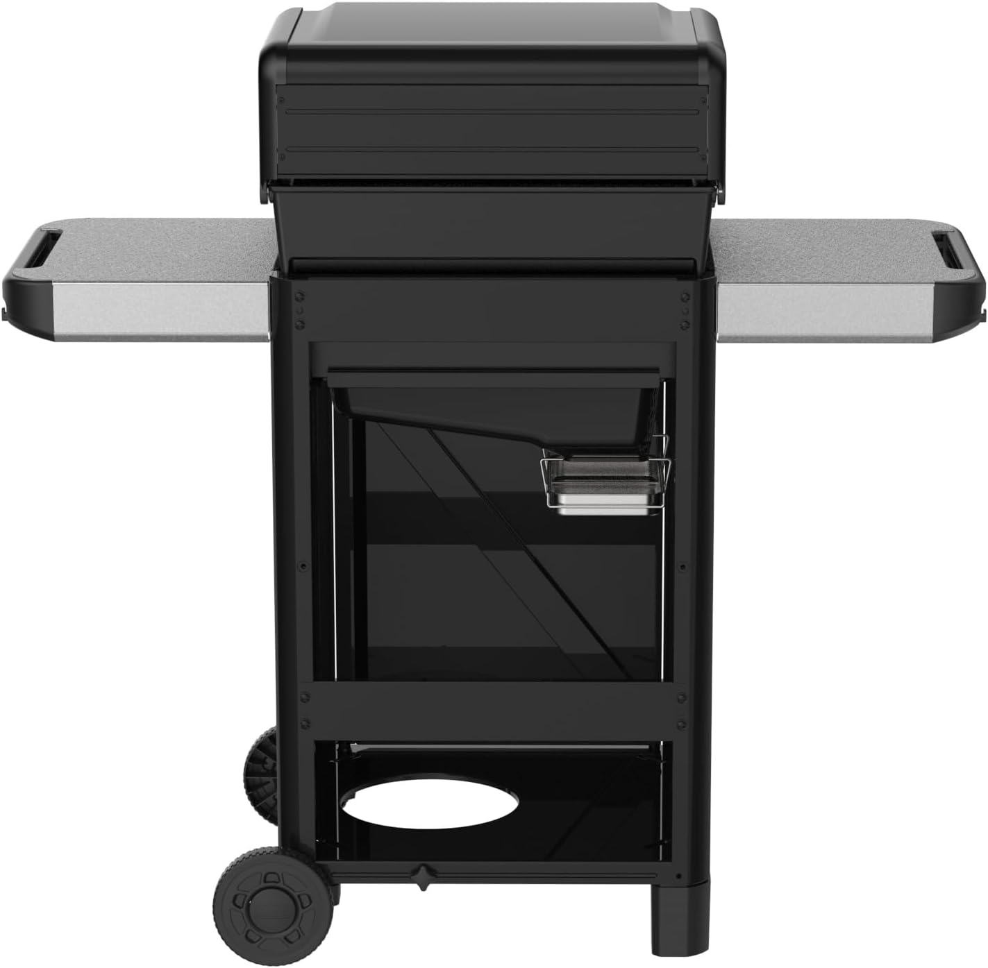 Weber Spirit E-210 Gasgrill, 2 Brenner, 51 x 46 cm Grillfläche, Warmhalterost, Deckelthermometer, 2 Räder - Schwarz/Silber (1500833)