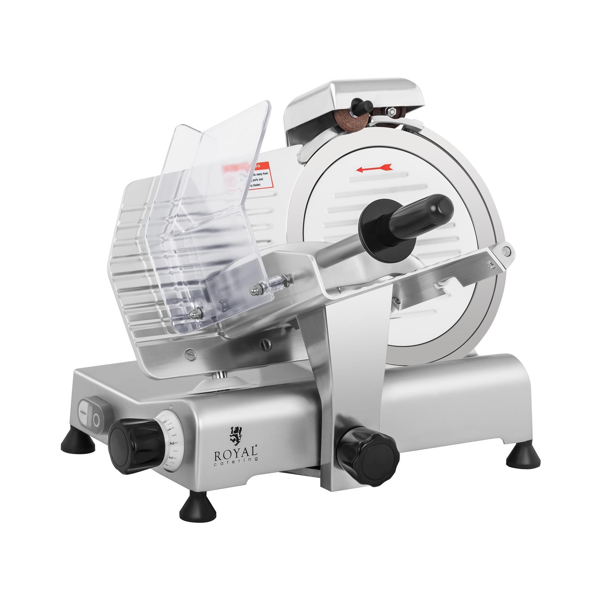 Allesschneider Aufschnittmaschine Edelstahl Ø 250 mm Schrägschneider 480 U/min Gastro