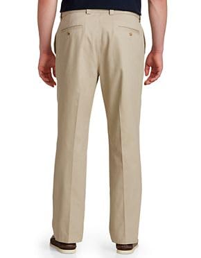 Harbor Bay by DXL Big and Tall by Big and Tall Waist Relaxer Pants at Amazon Men’s Clothing store