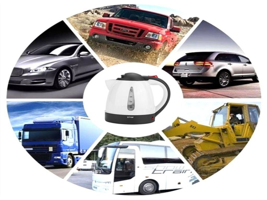 Reise-Wasserkocher Elektrischer Wasserkocher 12V 150W Auto Boot KFZ PKW Teekocher Elektro