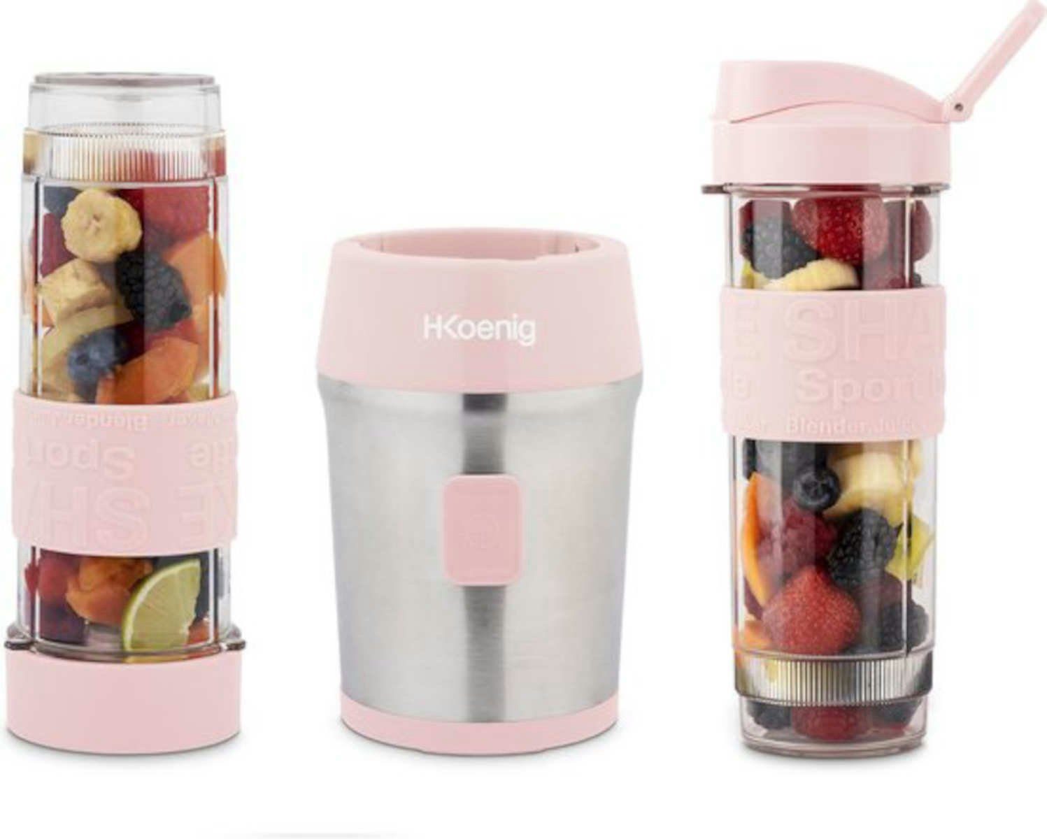 Smoothie-Maker SMOO12 Mini Standmixer, rosa
