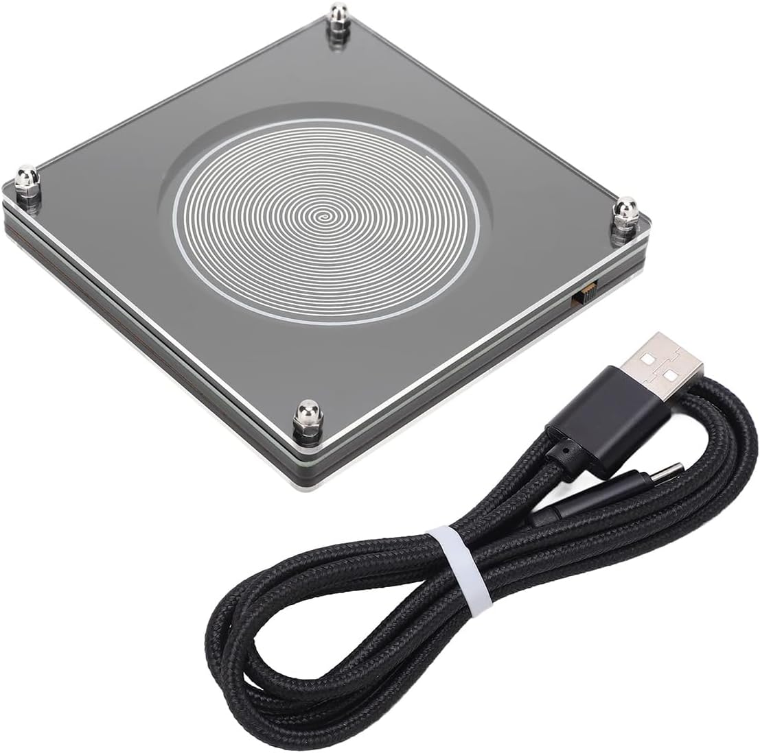 Sarini Generatore di frequenza Generatore di risonanza Generatore di Onde a 7,83 Hz Risonatore a impulsi a frequenza Ultra Bassa Cavo USB