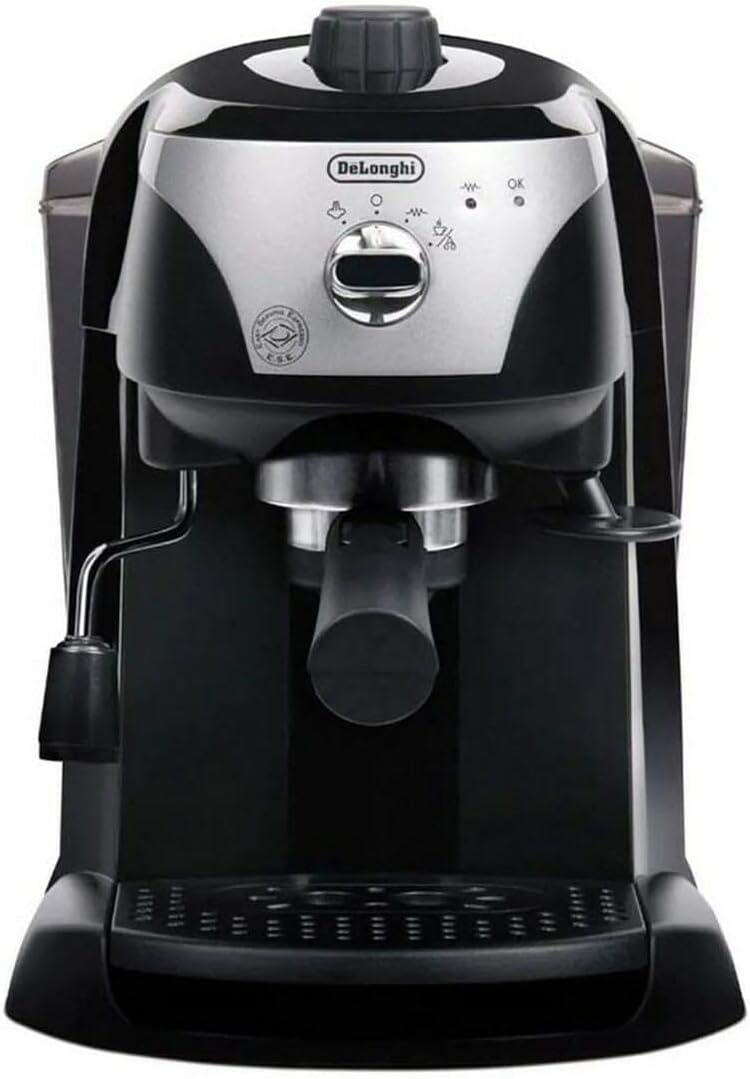 De'Longhi EC221.B macchina per caffè espresso con pompa in Acciaio inoxidabile, 1100W, 1L, nero