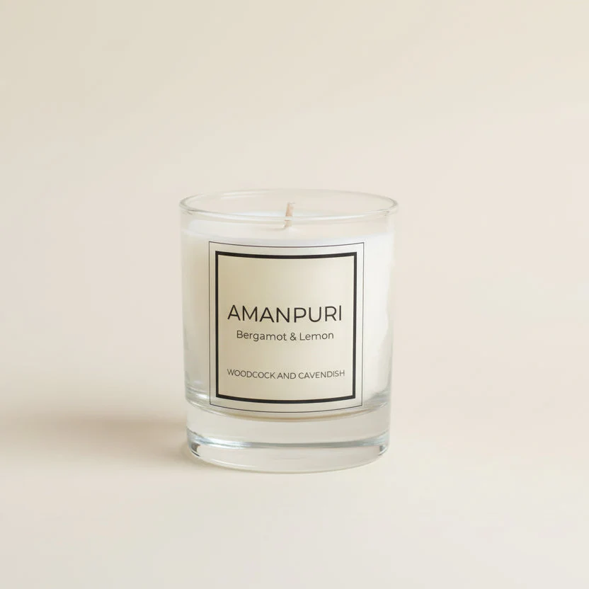Amanpuri Luxury Scented Candle a?? Amalfi Lemon, Bergamot & Black Amber (20cl)