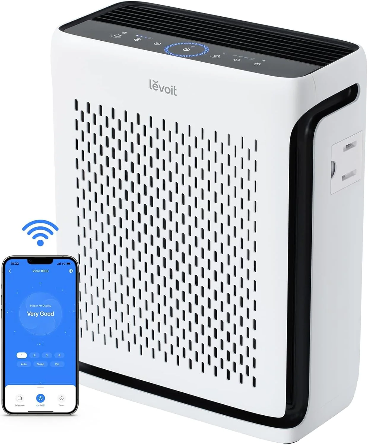 Air Purifier for Home Large Room Up to 1073Ft² with Air Quality Monitor
