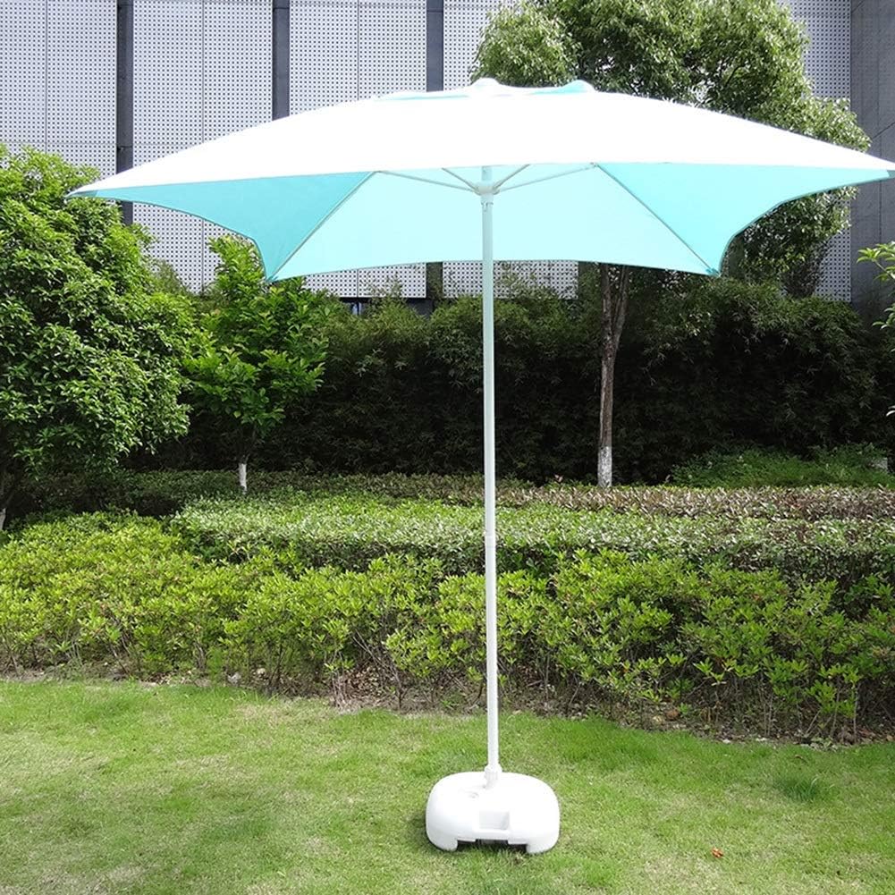 Quadratischer Terrassen-Gartentischschirm, perfekt für den Garten im Freien, den Markt für kommerzielle Veranstaltungen am Strand, am Pool, 6,6 Fuß / 200 cm