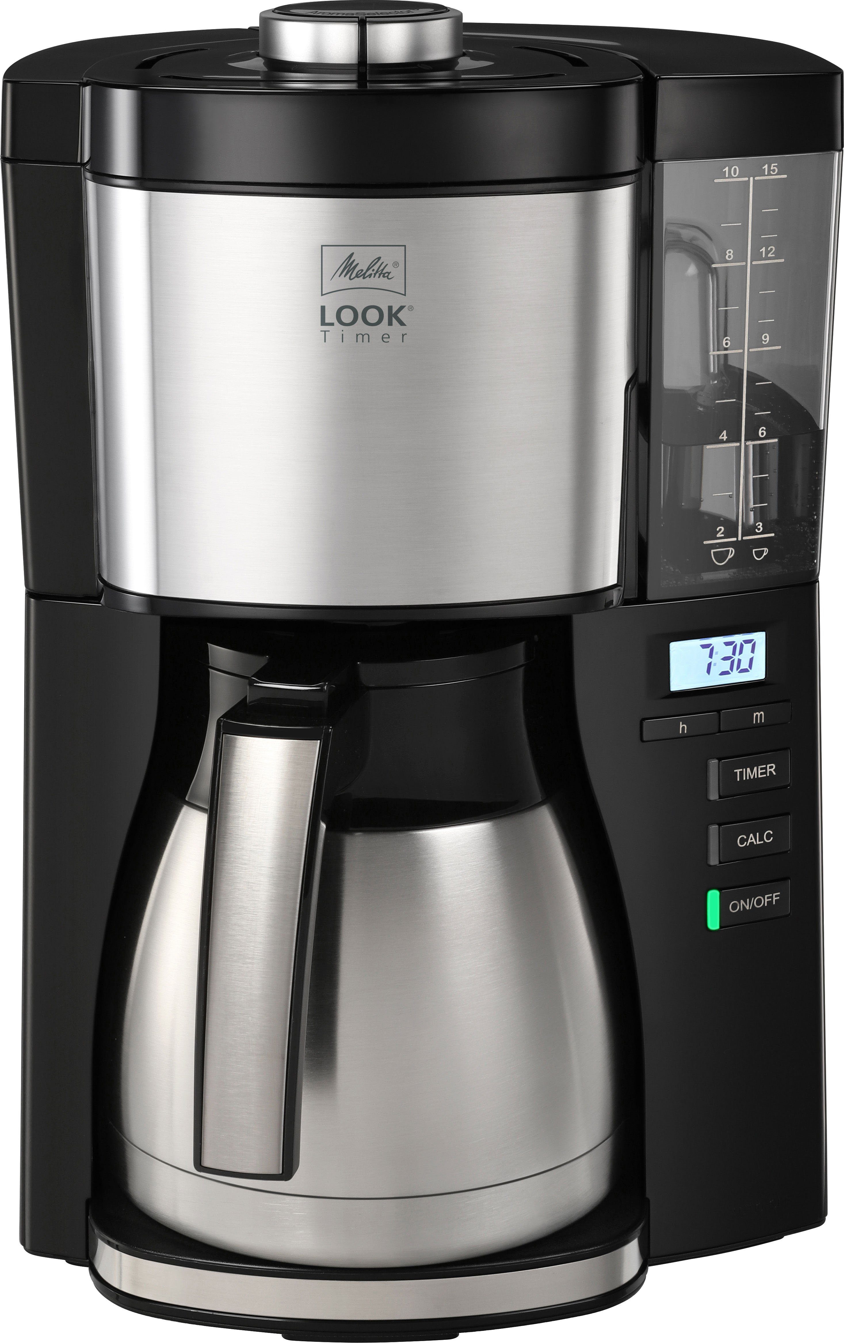 Filterkaffeemaschine LOOK® Therm Timer 1025-18 schwarz