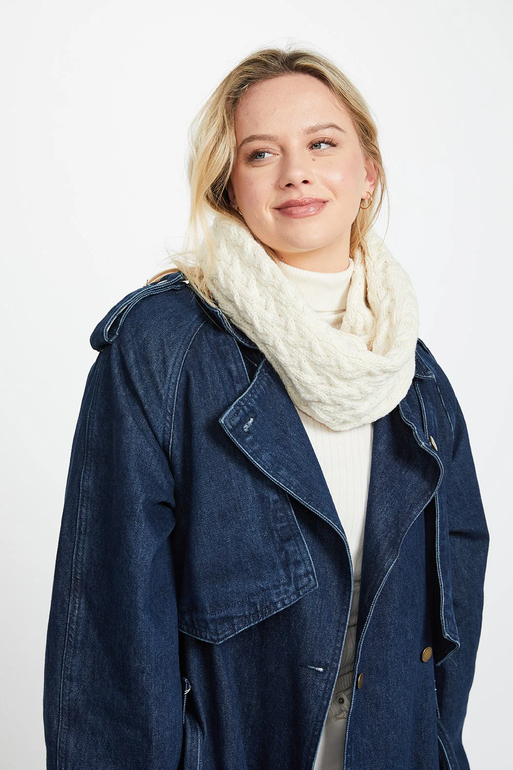 Newport Aran Cable Snood
