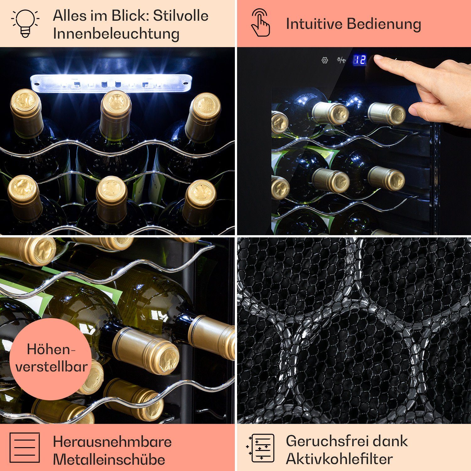 Weinkühlschrank Shiraz 18 Uno