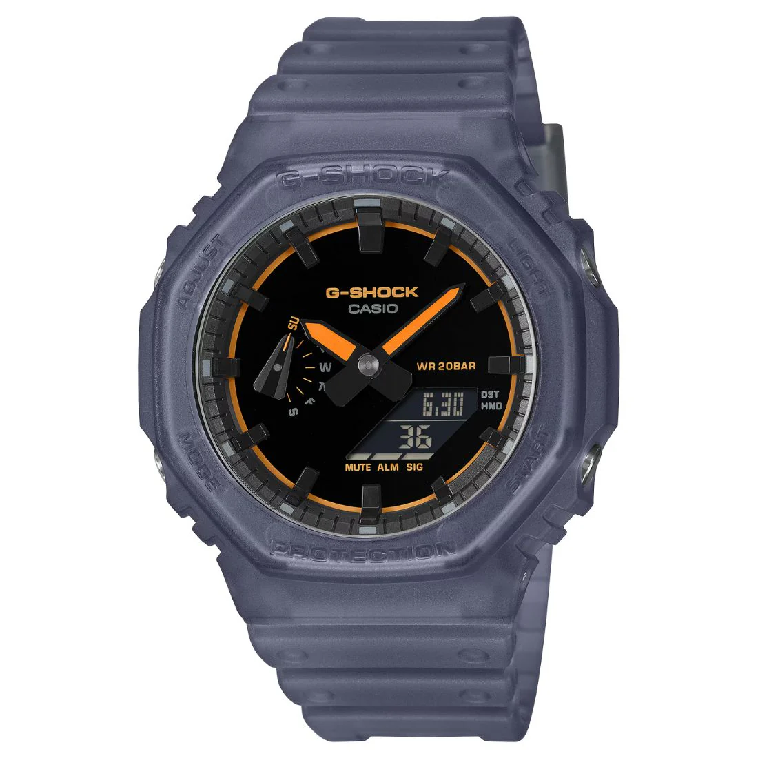 Orologio G-Shock GA-2100K-2AER blu finitura opaca