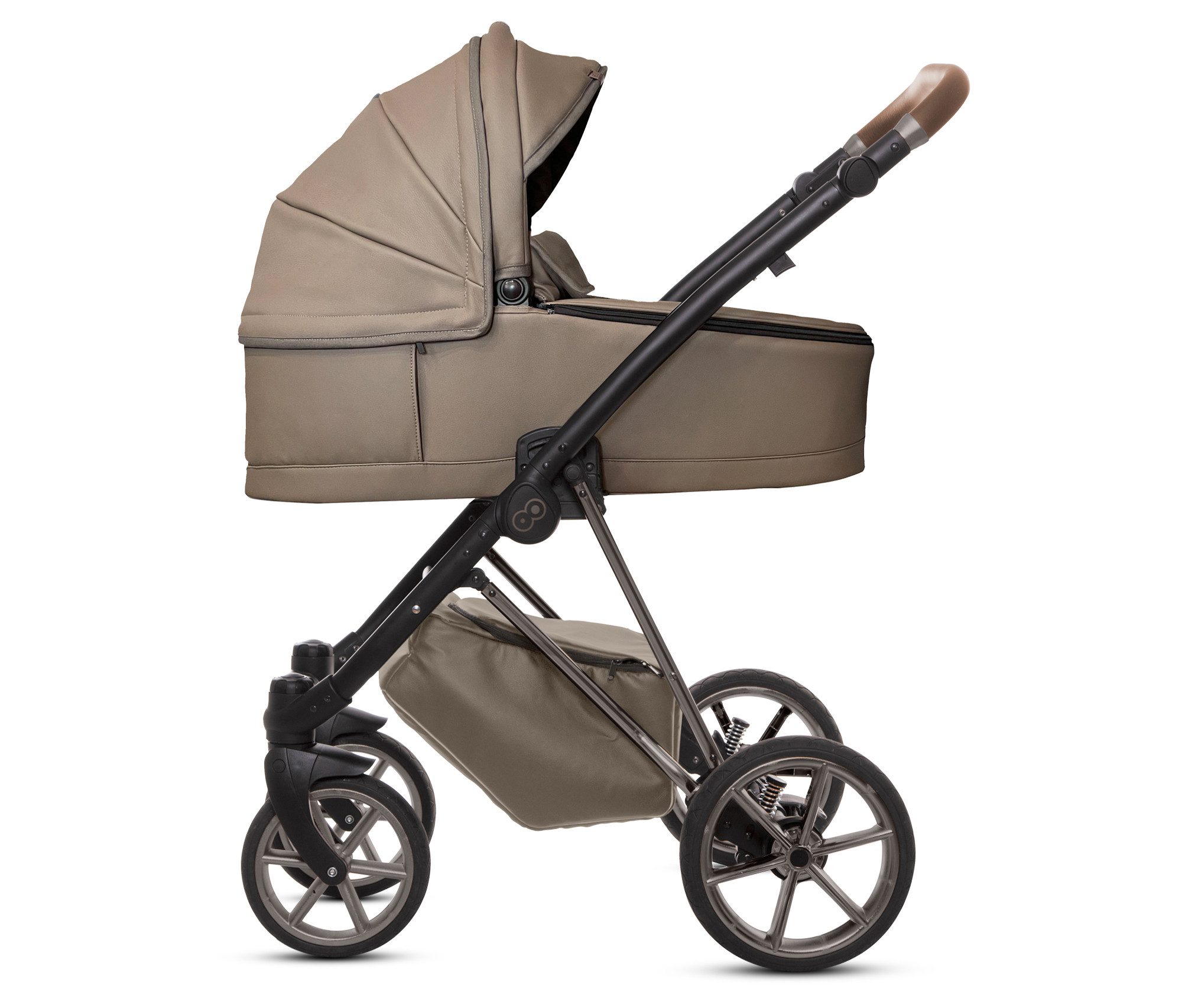 Kombi-Kinderwagen 2in1 Musse Royal, Baby Buggy Babywanne 5-Punkt-Sicherheitsgurt