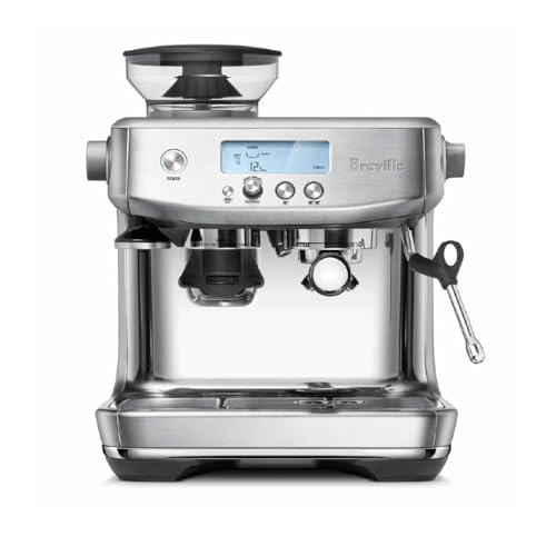Breville the Barista Pro Espresso Machine with Grinder & Milk Frother, Espresso Maker with Seconds Heat Up, RM BES878BSS, Brushed Stainless Steel (Certified Remanufactured): Home & Kitchen