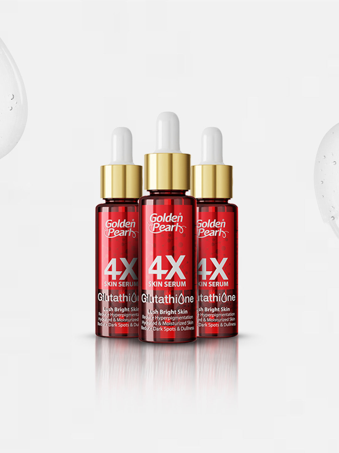 Golden Pearl Pack of 3 Glutathione 4X Skin Serum