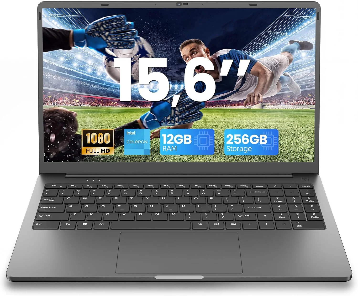 jumper 15,6 Zoll Laptop 12GB RAM 256GB SSD für Unternehmen und Studenten
