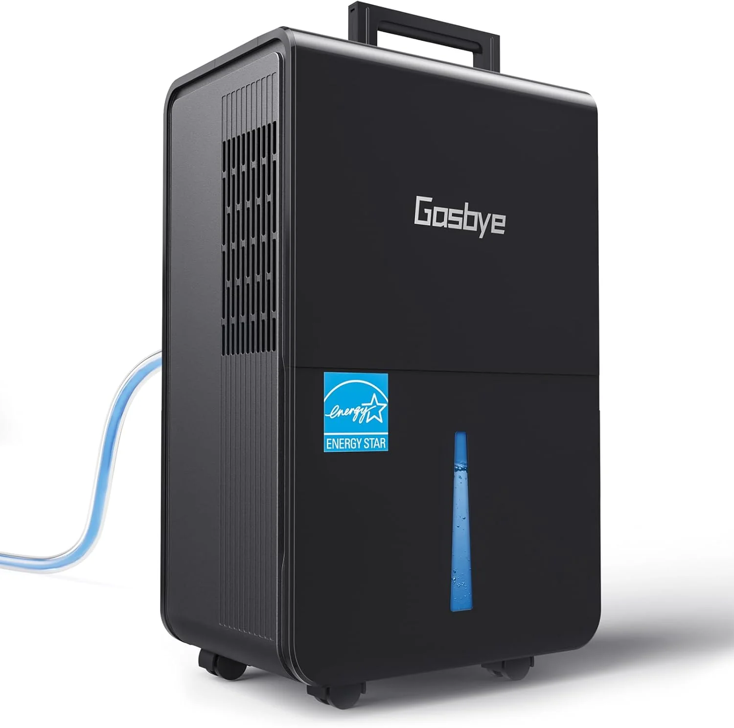 4500 Sq.Ft. Most Efficient Energy Star 2024 Dehumidifier for Basement with Drain Hose, Max 115 Pints/D Dehumidifier for Large Room, [45dB Quiet Compressor], Easy Drainage, Auto-restart, Black