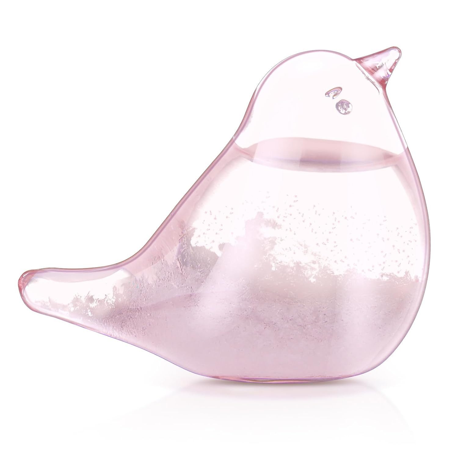 Funkwetterstation Storm Glass Wetterstation Barometer Desktop Büro Pink Dekoration