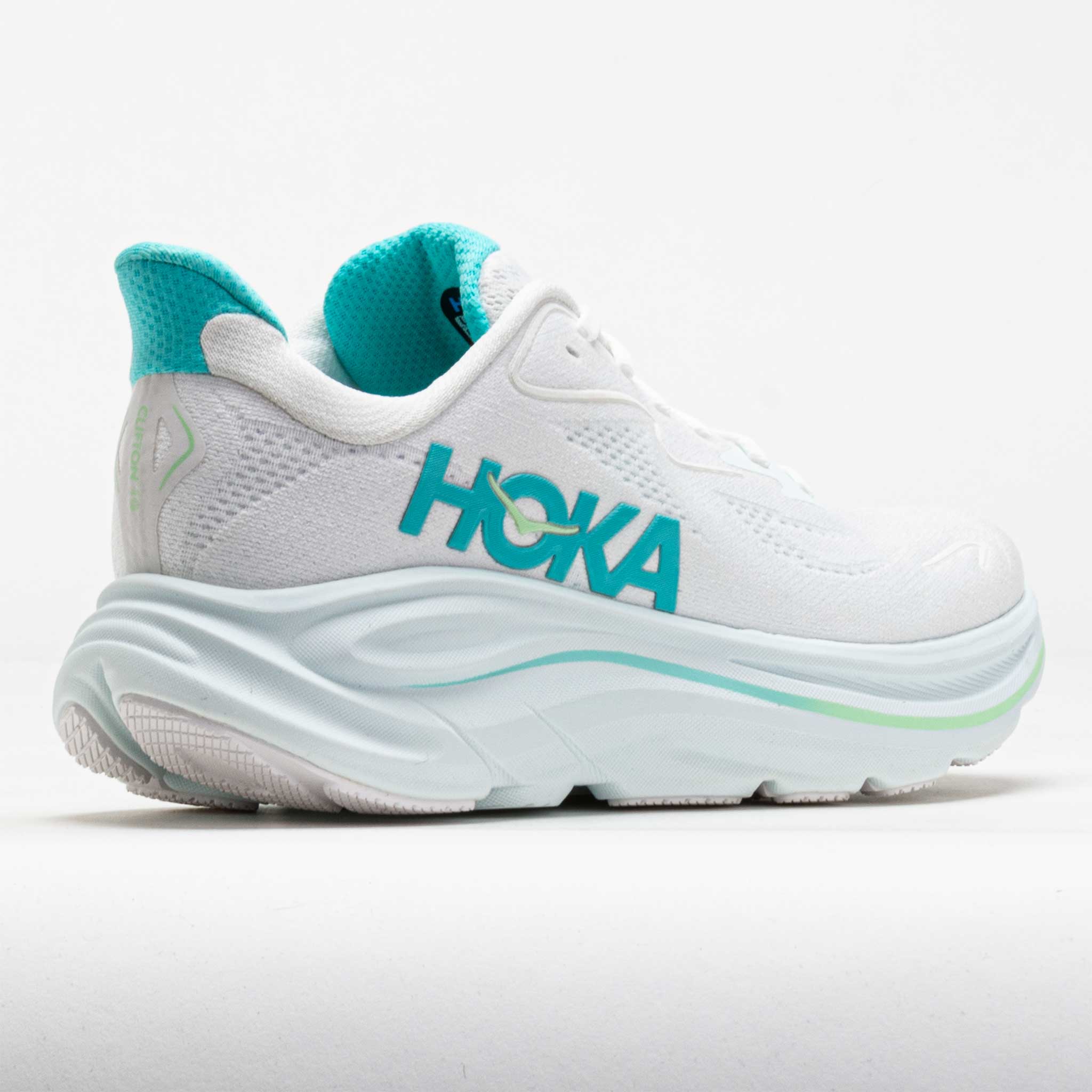 Clifton 10 Women's White/Cielo Blue