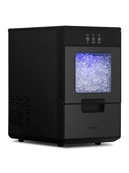 Newair 44 lbs. Nugget Countertop Ice Maker with Self Cleaning Function, Refillable Water Tank, Perfect for Kitchens, Offices, Home Coffee Bars, and More