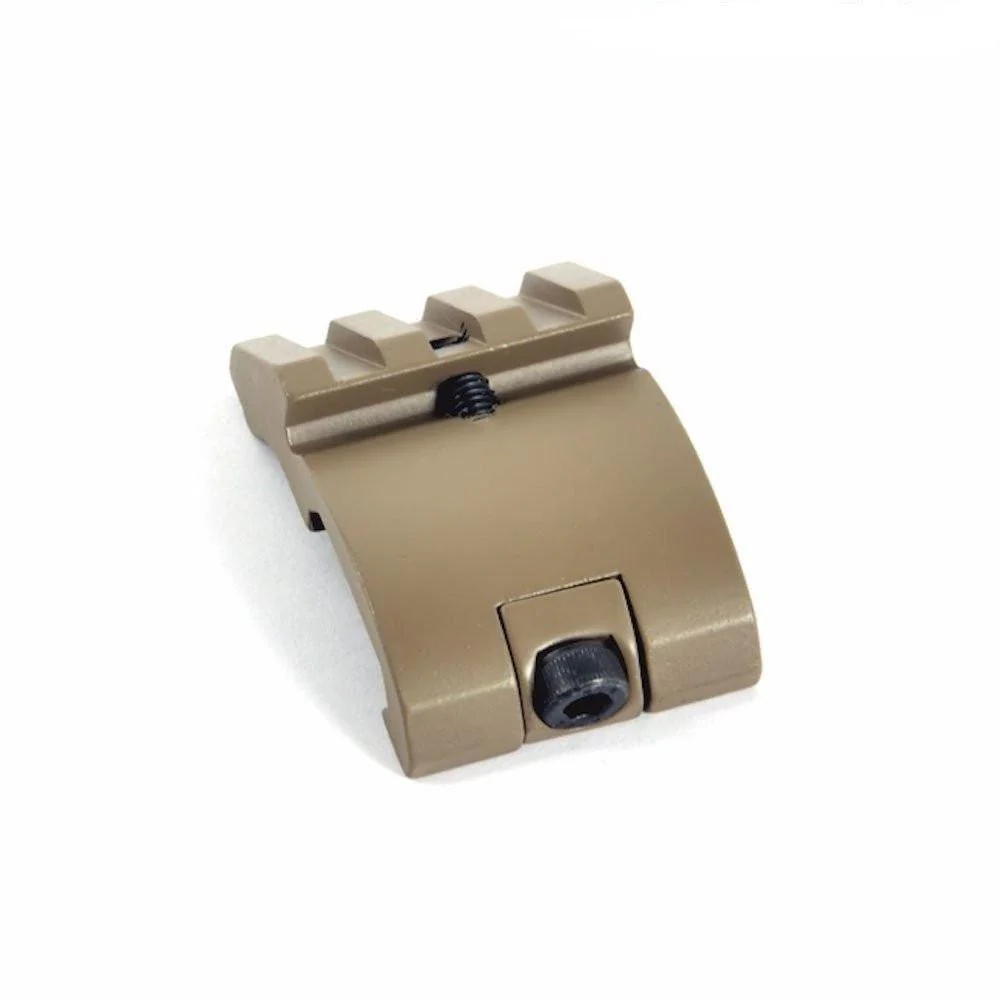 Dark Earth Ultra Low Profile Offset Picatinny Rail Mount 45 Degree 20mm Side
